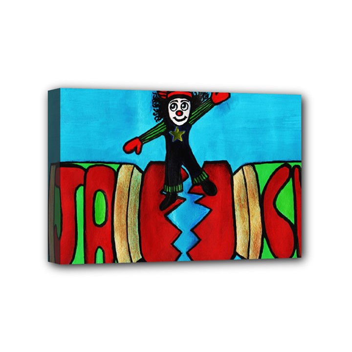 CRACKER JACK Mini Canvas 6  x 4  (Framed)