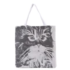 Kitten Bag Full All Over Print Grocery Tote Bag by JUNEIPER07