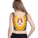 Psychedelic Peace Dove Mandala All Over Print Crop Top View3