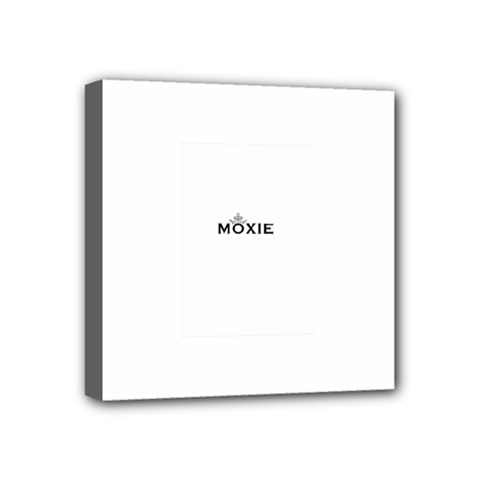 Moxie Logo Mini Canvas 4  X 4  (framed)
