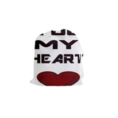 You My Heart Drawstring Pouch (small) by edward55