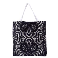 Twisted Zebra  All Over Print Grocery Tote Bag