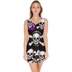 Skull Pattern Bodycon Dress by OCDesignss