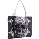 Black Skull  All Over Print Tiny Tote Bag View2