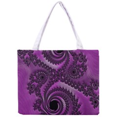 Purple Dragon Fractal  All Over Print Tiny Tote Bag by OCDesignss