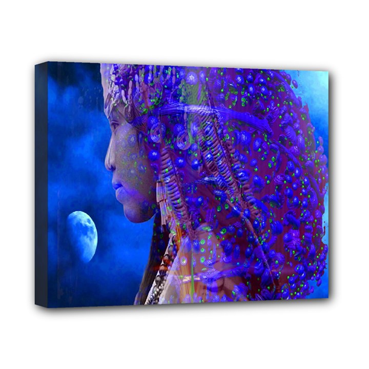 Moon Shadow Canvas 10  x 8  (Framed)