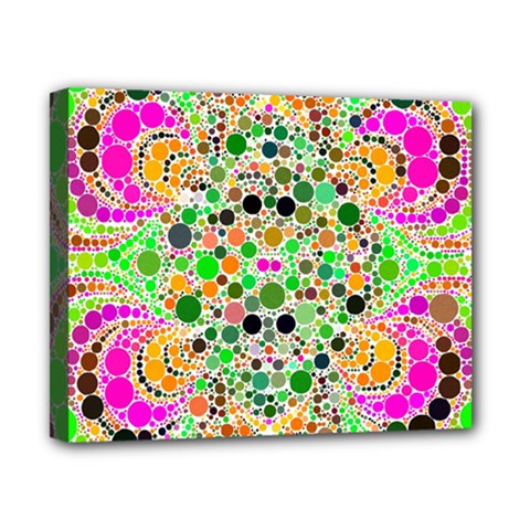 Florescent Abstract  Canvas 10  X 8  (framed) by OCDesignss