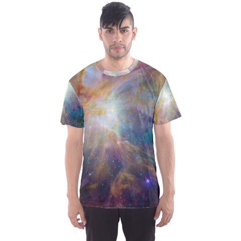 Colorful Galaxy All Over Print Sport Tee (men) by UniqueandCustomGifts