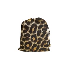 Cheetah Abstract  Drawstring Pouch (small) by OCDesignss