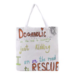 D0gaholic All Over Print Grocery Tote Bag by Rokinart