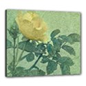 Yellow Rose Vintage Style  Canvas 24  x 20  (Framed) View1