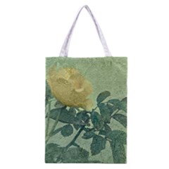 Yellow Rose Vintage Style  All Over Print Classic Tote Bag by dflcprints