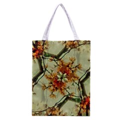 Floral Motif Print Pattern Collage Classic Tote Bag by dflcprints