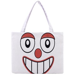 Happy Clown Cartoon Drawing Tiny Tote Bag by dflcprints