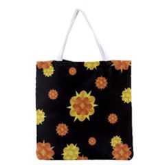 Floral Print Modern Style Pattern  Grocery Tote Bag by dflcprints