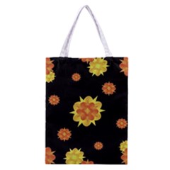 Floral Print Modern Style Pattern  Classic Tote Bag by dflcprints