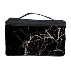 Spider Web Print Grunge Dark Texture Cosmetic Storage Case by dflcprints