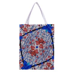 Floral Pattern Digital Collage Classic Tote Bag by dflcprints