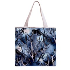 Abstract Of Frozen Bush Grocery Tote Bag by canvasngiftshop