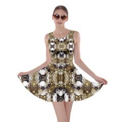 Baroque Ornament Pattern Print Skater Dress by dflcprintsclothing