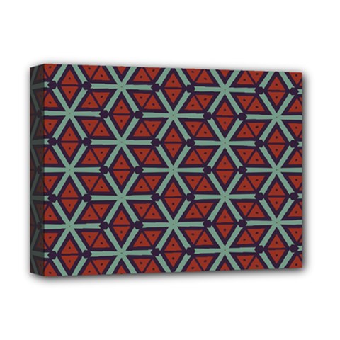 Cubes Pattern Abstract Design Deluxe Canvas 16  X 12  (stretched)  by LalyLauraFLM