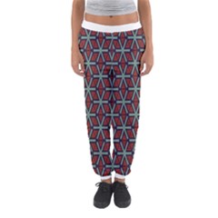 Cubes Pattern Abstract Design Women s Jogger Sweatpants by LalyLauraFLM