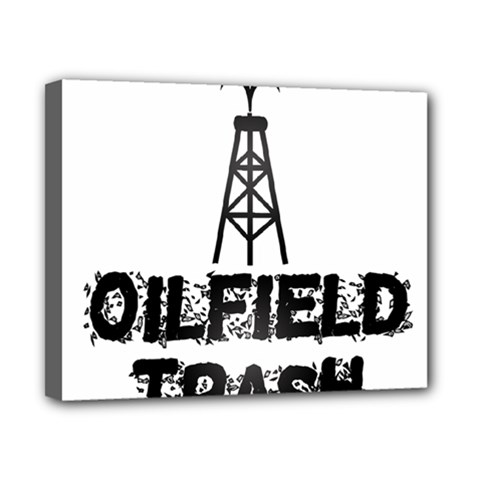 Oilfield Trash Canvas 10  X 8  (framed) by oilfield