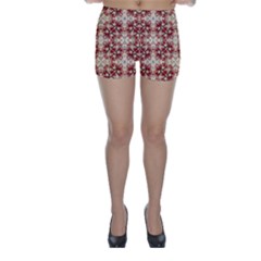 Floral Geometric Collage Skinny Shorts by dflcprintsclothing