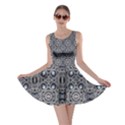 Modern Arabesque in Gray and Blue Skater Dress View1