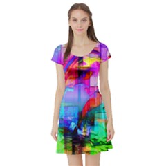 Tim Henderson Dolphins Short Sleeved Skater Dress by TheWowFactor