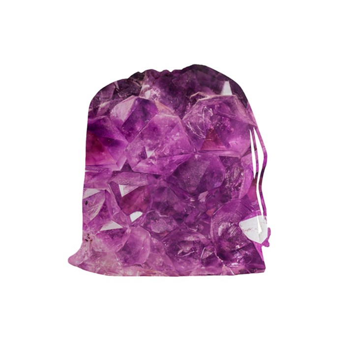 Amethyst Stone Of Healing Drawstring Pouch (Large)