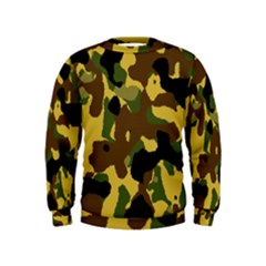 Camo-pattern Kids Sweatshirts