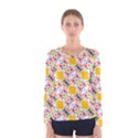 Dots and rhombus Women Long Sleeve T-shirt View1