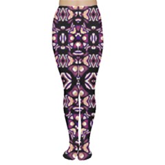 Colorful Tribal Geometric Print Tights by dflcprintsclothing