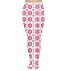 Sweety Pink Floral Print Tights by dflcprintsclothing