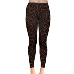 Tribal Geometric Vintage Pattern  Leggings 