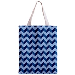 Tiffany Blue Modern Retro Chevron Patchwork Pattern Classic Tote Bag