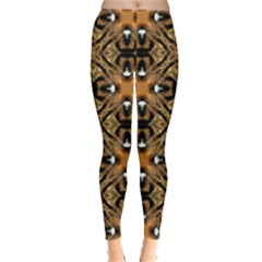 Faux Animal Print Pattern Leggings  by GardenOfOphir