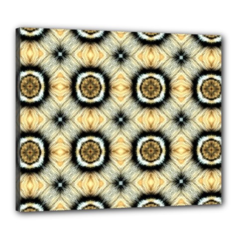 Faux Animal Print Pattern Canvas 24  X 20  (framed) by GardenOfOphir