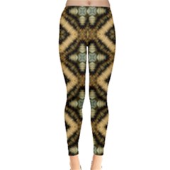 Faux Animal Print Pattern Leggings  by GardenOfOphir