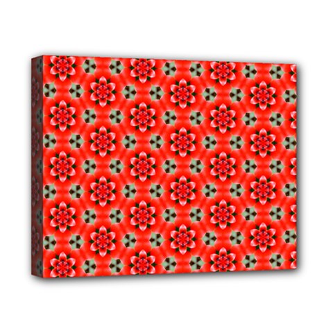 Cute Pretty Elegant Pattern Canvas 10  X 8  (framed) by GardenOfOphir