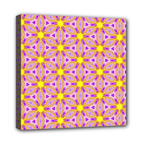 Cute Pretty Elegant Pattern Mini Canvas 8  X 8  (framed) by GardenOfOphir