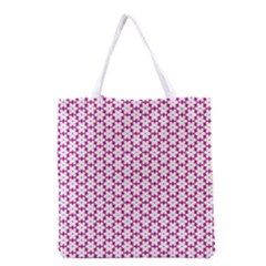 Cute Pretty Elegant Pattern Grocery Tote Bag by GardenOfOphir