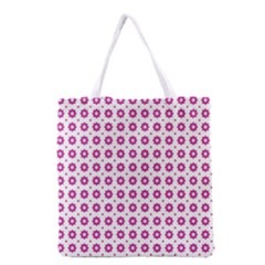Cute Pretty Elegant Pattern Grocery Tote Bag by GardenOfOphir