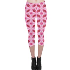 Cute Pretty Elegant Pattern Capri Leggings  by GardenOfOphir