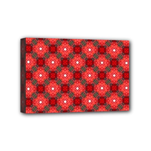 Cute Pretty Elegant Pattern Mini Canvas 6  X 4  (framed) by GardenOfOphir