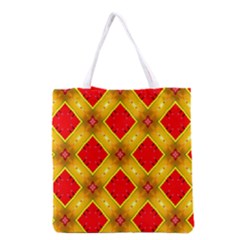 Cute Pretty Elegant Pattern Grocery Tote Bag by GardenOfOphir