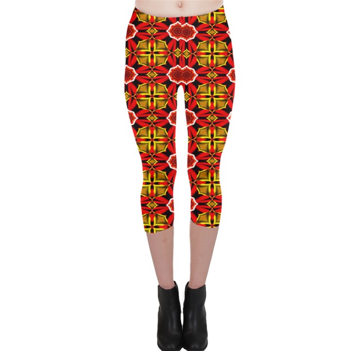 Cute Pretty Elegant Pattern Capri Leggings 