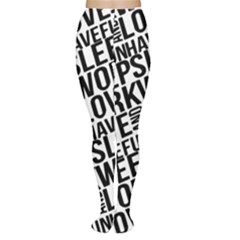 Sleep Work Love And Have Fun Tights by dflcprintsclothing
