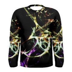 Futuristic Galaxy Dance  Long Sleeve T-shirt (men) by dflcprintsclothing